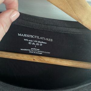 Majestic Paris metallic long sleeve